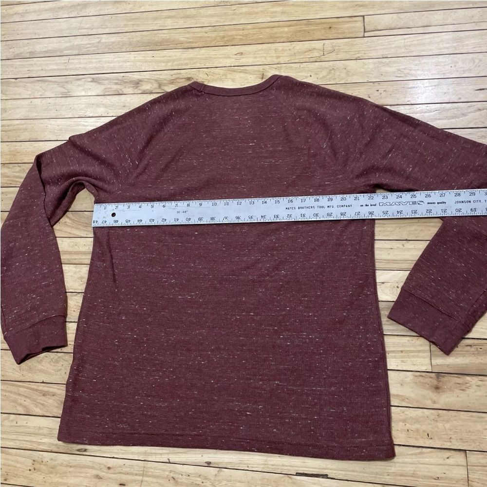 Sonoma Pique Knit Sweater Men XL Red Burgundy Sunshine Graphic Outdoor Active XL - Picture 7 of 16